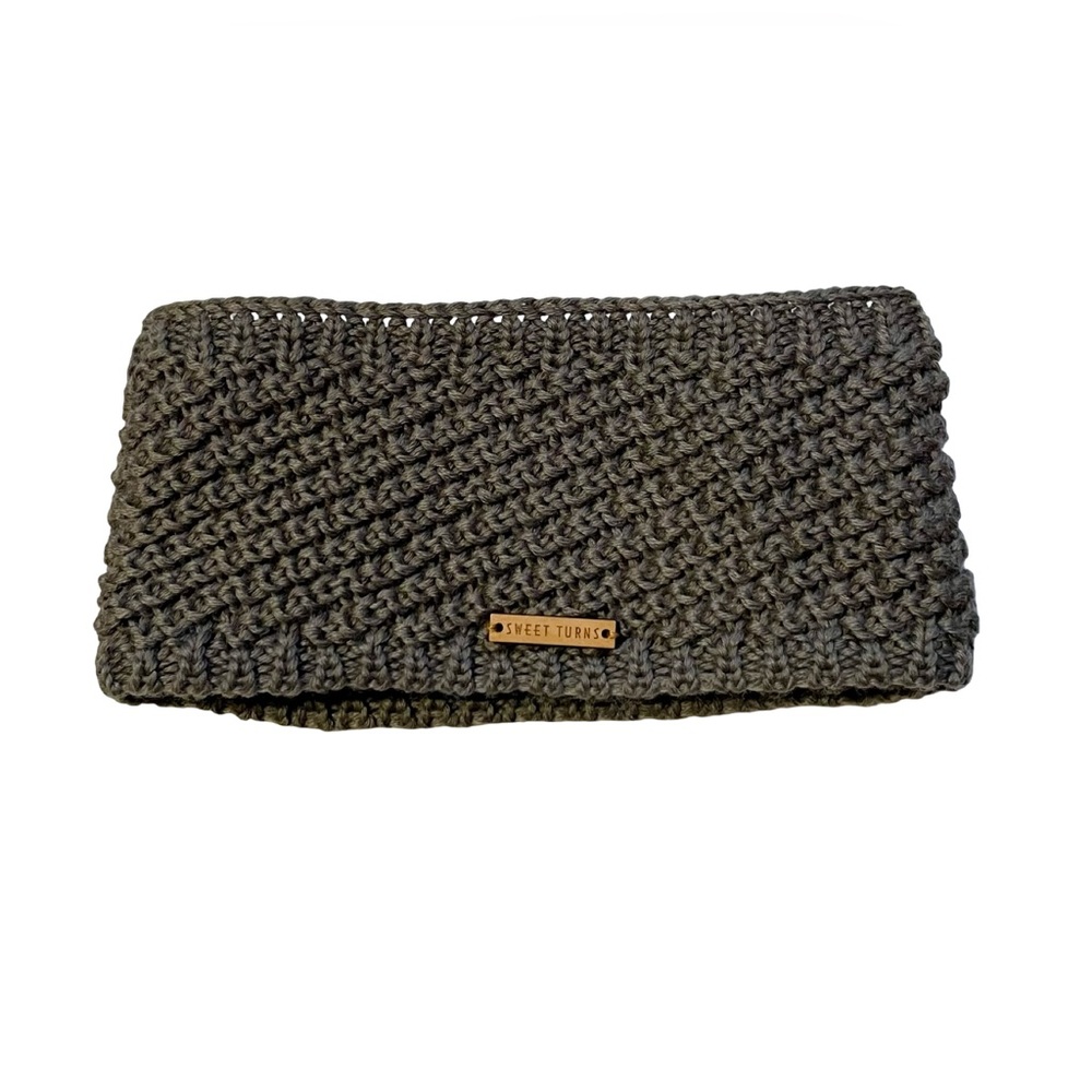 Nwt Sweet Turns Wool Blend Fleece Lined Knit Headband Ear Warmer